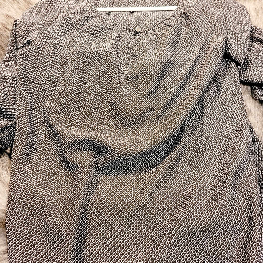 Michael Kors Elegant Black and White Women's Top